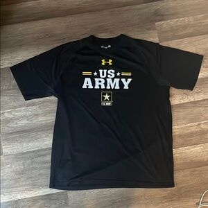 Under Armour Black US Army Men's Shirt